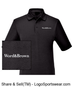 Reebok Men's Black Polo Shirt Design Zoom
